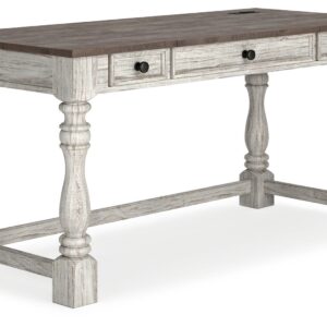 Havalance - White / Gray - Home Office Desk