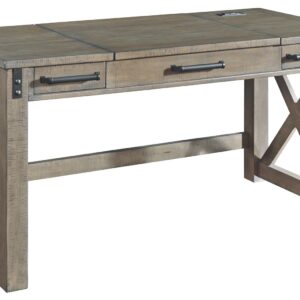 Aldwin - Gray - Home Office Lift Top Desk