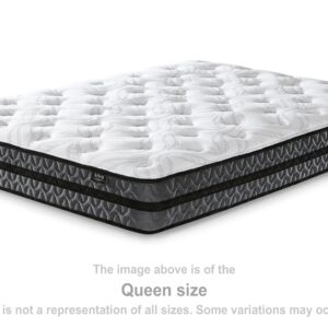 10 Inch Pocketed Hybrid - White - Twin Mattress - 38" X 75" X 10"