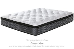 12 Inch Pocketed Hybrid - White - King Mattress - 76" X 80" X 12"