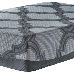 Ashley - Dark Gray - King Mattress - Hybrid 1400