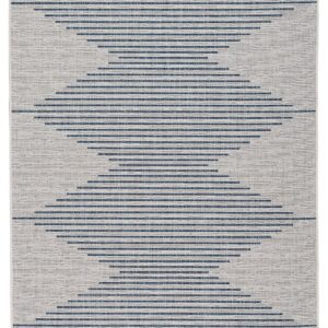 Alverno - White / Blue - Medium Rug