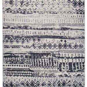 Devman - Black / Cream / Gray - Medium Rug