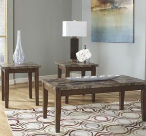 Theo - Warm Brown - Occasional Table Set (Set of 3)
