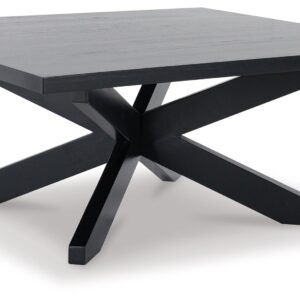 Joshyard - Black - Square Cocktail Table
