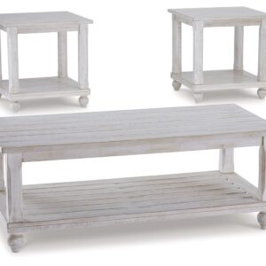 Cloudhurst - White - Occasional Table Set (Set of 3)