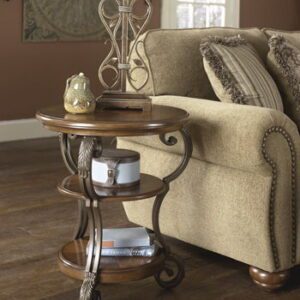 Nestor - Medium Brown - Chair Side End Table