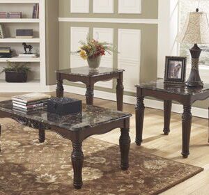North - Dark Brown - Occasional Table Set (Set of 3)