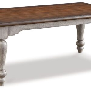 Lodenbay - Antique Gray / Brown - Rectangular Cocktail Table