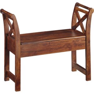 Abbonto - Warm Brown - Accent Bench