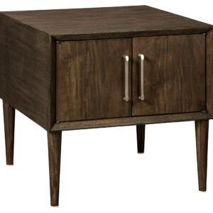 Kisper - Dark Brown - Square End Table