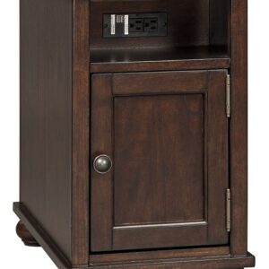 Barilanni - Dark Brown - Chair Side End Table