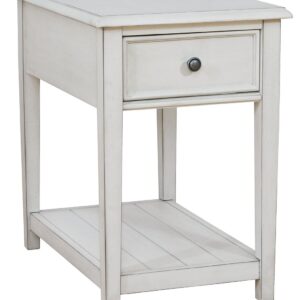 Kanwyn - Whitewash - Rectangular End Table