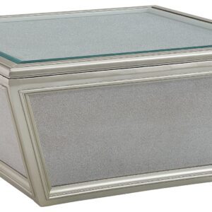 Traleena - Silver Finish - Square Cocktail Table