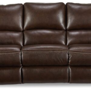 Alessandro - Walnut - Pwr Rec Sofa With Adj Headrest