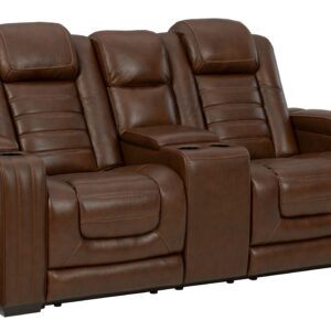 Backtrack - Chocolate - Pwr Rec Loveseat/Con/Adj Hdrst