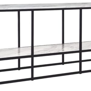 Donnesta - Gray / Black - Extra Large TV Stand