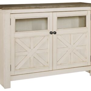 Bolanburg - White / Brown / Beige - Medium TV Stand