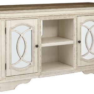 Realyn - Chipped White - Large TV Stand