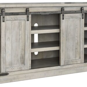 Carynhurst - Whitewash - Large TV Stand