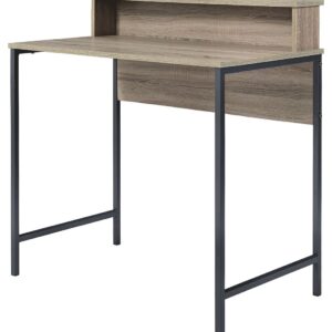 Titania - Light Brown / Gunmetal - Home Office Small Desk