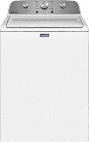 Maytag - 4.5 Cu. Ft. High Efficiency Top Load Washer with Deep Fill - White