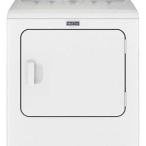 Maytag - 7.0 Cu. Ft. Electric Dryer with Extra Power Button - White