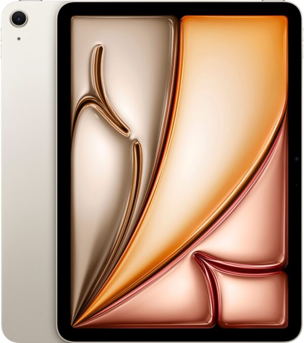 Apple - 11-inch iPad Air M2 chip Wi-Fi 128GB - Starlight & Protection Plan