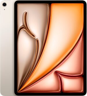 Apple - 13-inch iPad Air M2 chip Wi-Fi 128GB - Starlight & Protection Plan