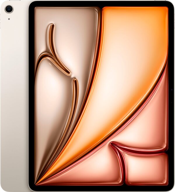 Apple - 13-inch iPad Air M2 chip Wi-Fi 128GB - Starlight & Protection Plan