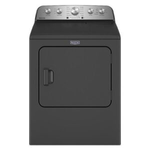 Maytag - 7.0 Cu. Ft. Electric Dryer with Steam and Extra Power Button - Volcano Black