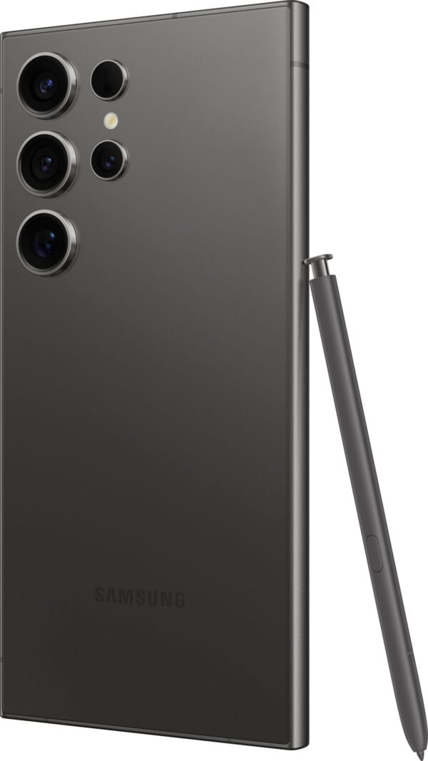 Samsung - Galaxy S24 Ultra 256GB (Unlocked) - Titanium Black & 2 Year Protection Plan