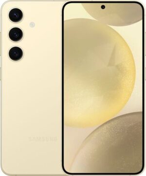 Samsung - Galaxy S24 128GB (Unlocked) - Amber Yellow & 2 Year Protection Plan