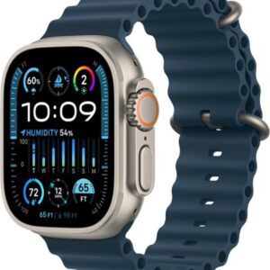 Apple Watch Ultra 2 GPS + Cellular 49mm Titanium Case with Blue Ocean Band - Titanium