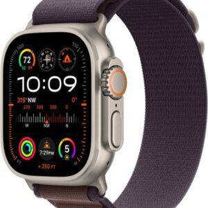Apple Watch Ultra 2 GPS + Cellular 49mm Titanium Case with Indigo Alpine Loop  (Small) - Titanium