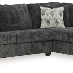 Biddeford - Ebony - 2-Piece Sleeper Sectional With Raf Corner Chaise