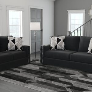 Gleston - Onyx - 2 Pc. - Sofa, Loveseat