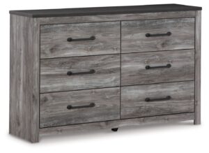 Bronyan - Dark Gray - Six Drawer Dresser