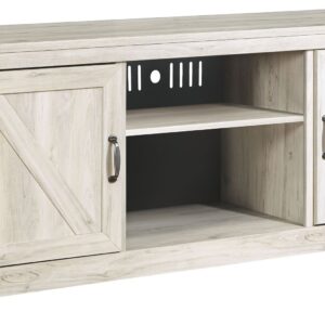 Bellaby - Whitewash - 63" TV Stand W/Fireplace Option