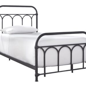 Nashburg - Black - Twin Metal HDBD/Ftbd/Rails