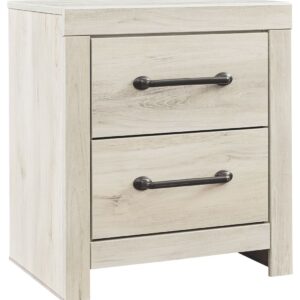 Cambeck - Whitewash - Two Drawer Night Stand