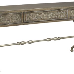 Quinnland - Antique Black - Console Sofa Table