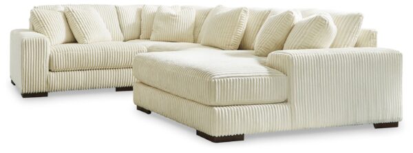 Lindyn - Ivory - 4-Piece Sectional With Raf Corner Chaise