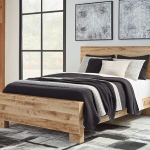 Hyanna - Tan - King Panel Bed