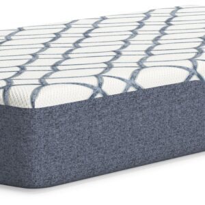 10 Inch Chime Elite 2.0 - White / Blue - Twin Mattress