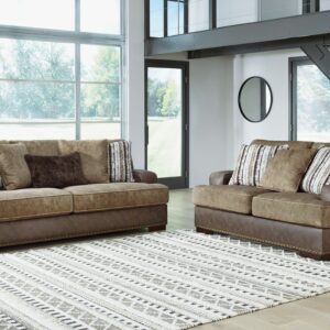 Alesbury - Chocolate - 2 Pc. - Sofa, Loveseat