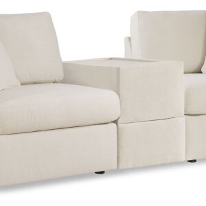 Modmax - Oyster - 3-Piece Sectional With Storage Console