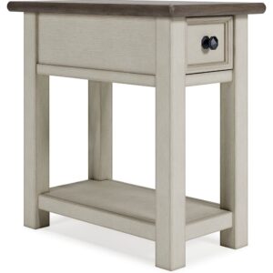 Bolanburg - White / Brown / Beige - Chair Side End Table