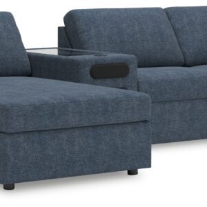 Modmax - Ink - 4-Piece Sectional With Laf Corner Chaise And Audio System Console