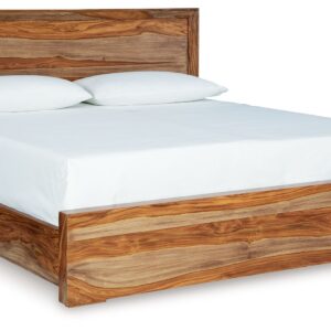 Dressonni - Brown - King Panel Bed
